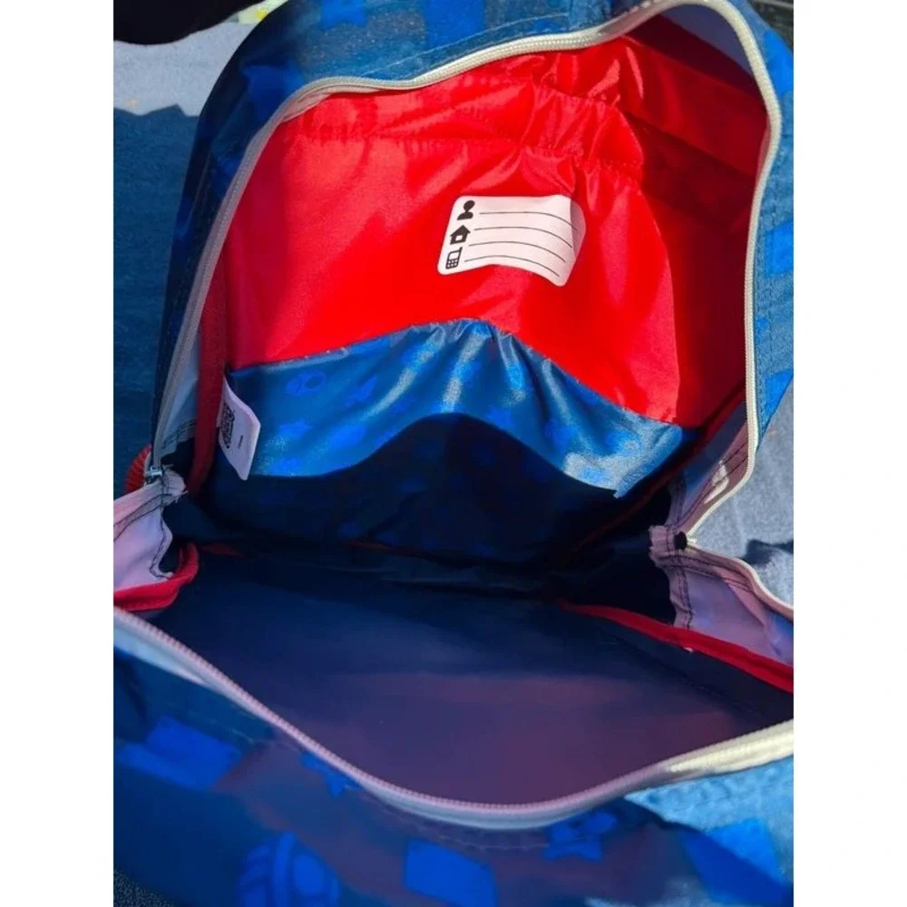 Nintendo Super Mario 17 Inch Backpack Mario Luigi Yoshi Padded Laptop Sleeve NWT
